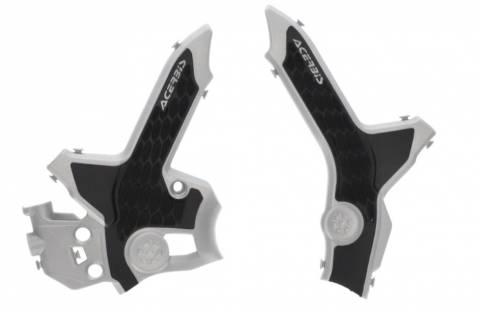 CRF300L'21-26 - Acerbis X-Grip Frame Guards Gray/Black